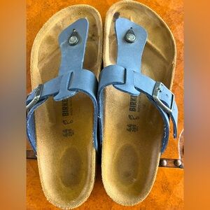Birkenstock  Blue Sandals, like new condition